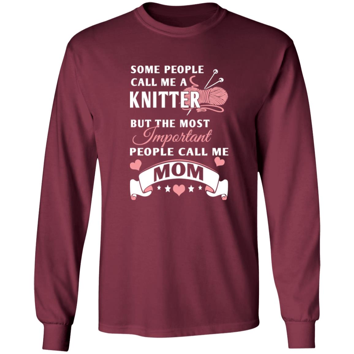 Knitter Mom Long Sleeve T-Shirt