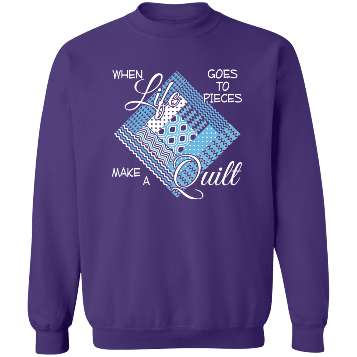Make a Quilt (blue) Sweatshirt