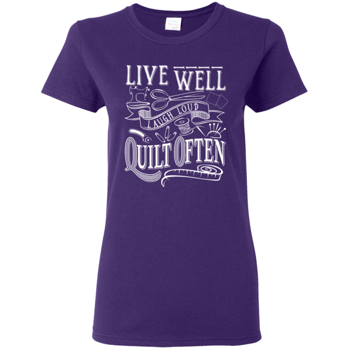 Quilt Often Ladies' T-Shirt