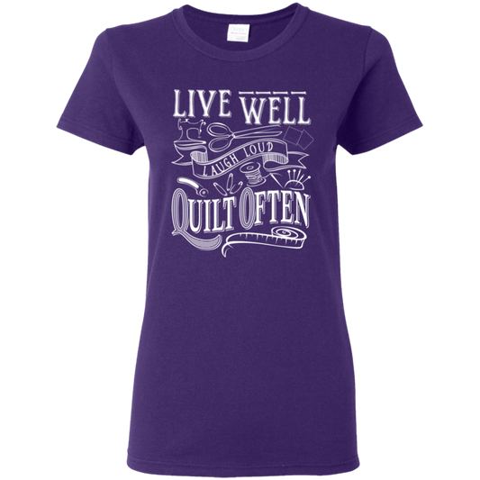 Quilt Often Ladies' T-Shirt