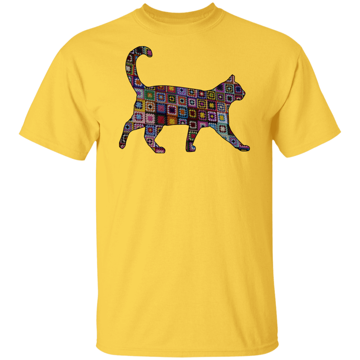 Granny Square Cat T-Shirt