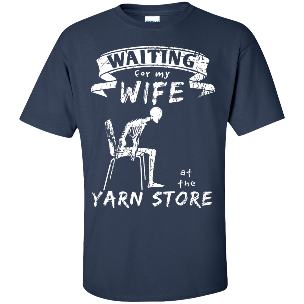 Waiting at the Yarn Store Men's and Unisex T-Shirts - Crafter4Life - 1