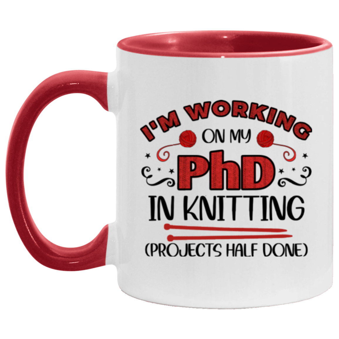 PhD in Knitting Mugs