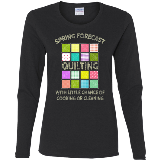 Spring Forecast:  Quilting Ladies Long Sleeve Shirts