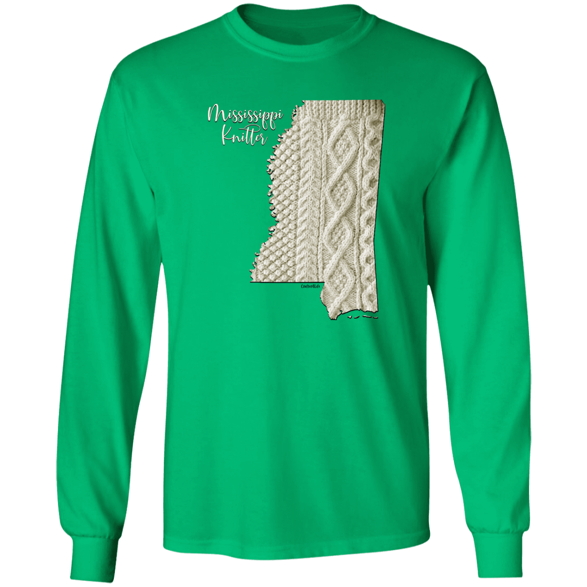 Mississippi Knitter LS Ultra Cotton T-Shirt