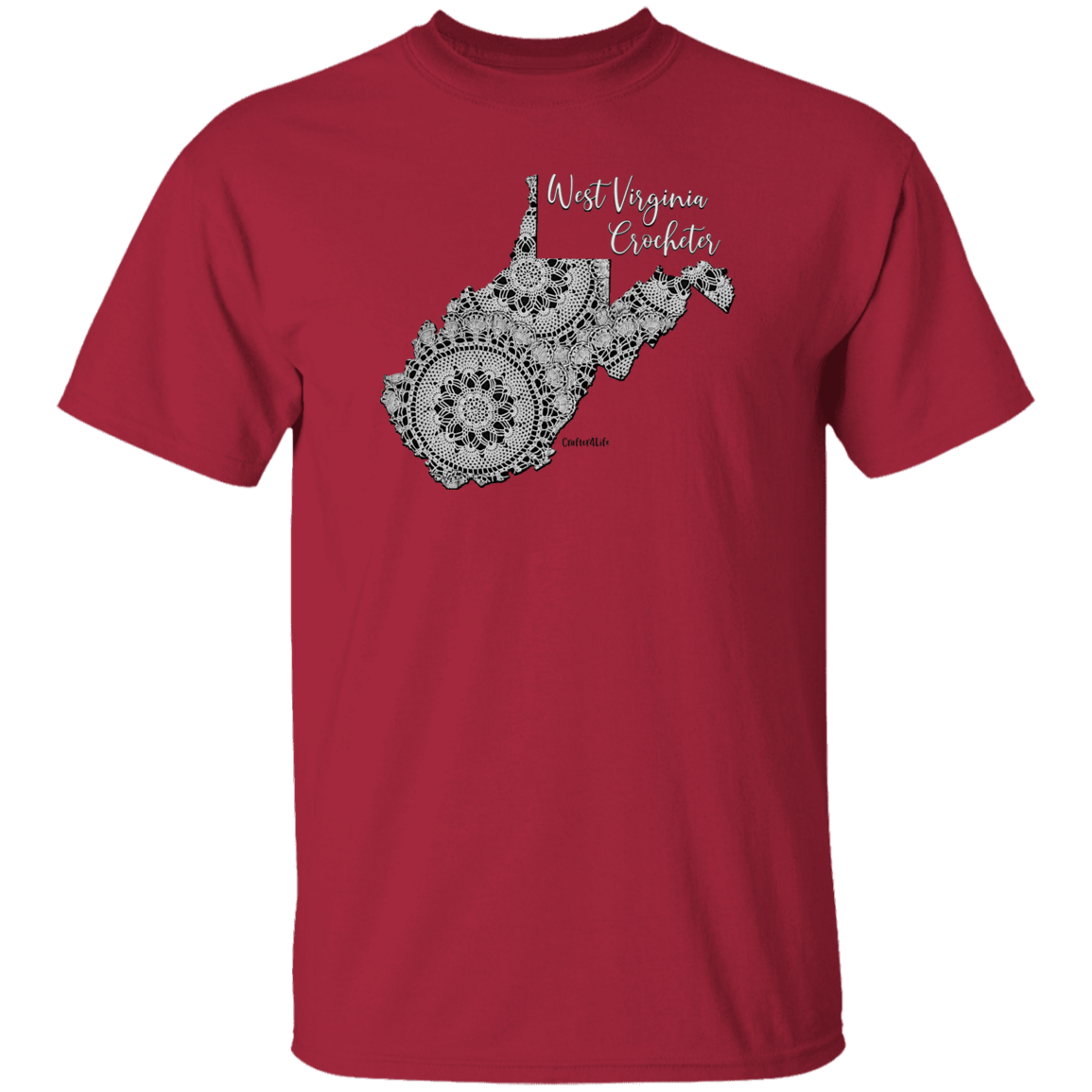 West Virginia Crocheter Cotton T-Shirt