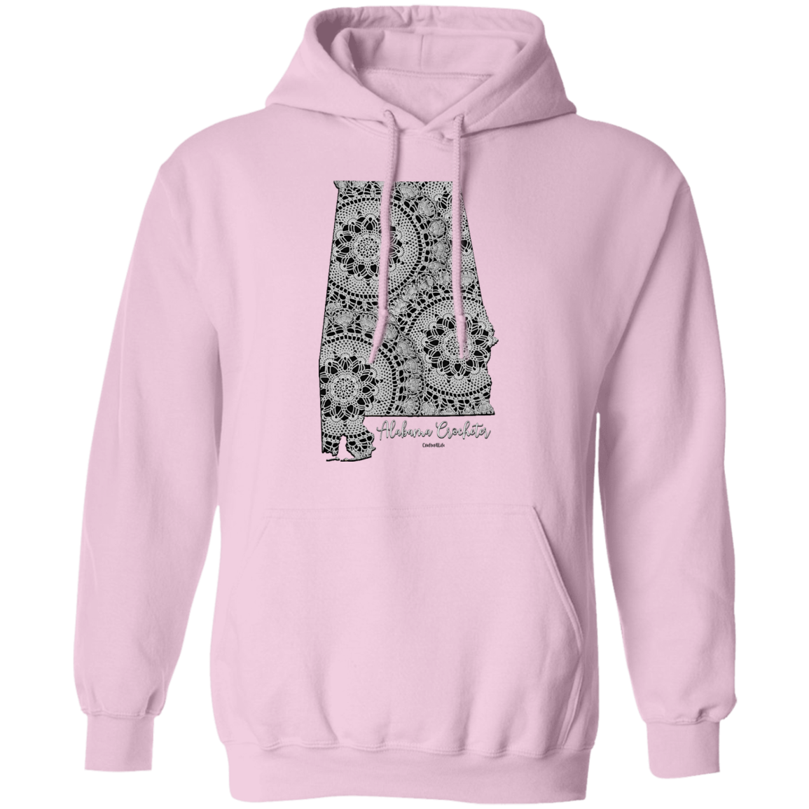 Alabama Crocheter Pullover Hoodie