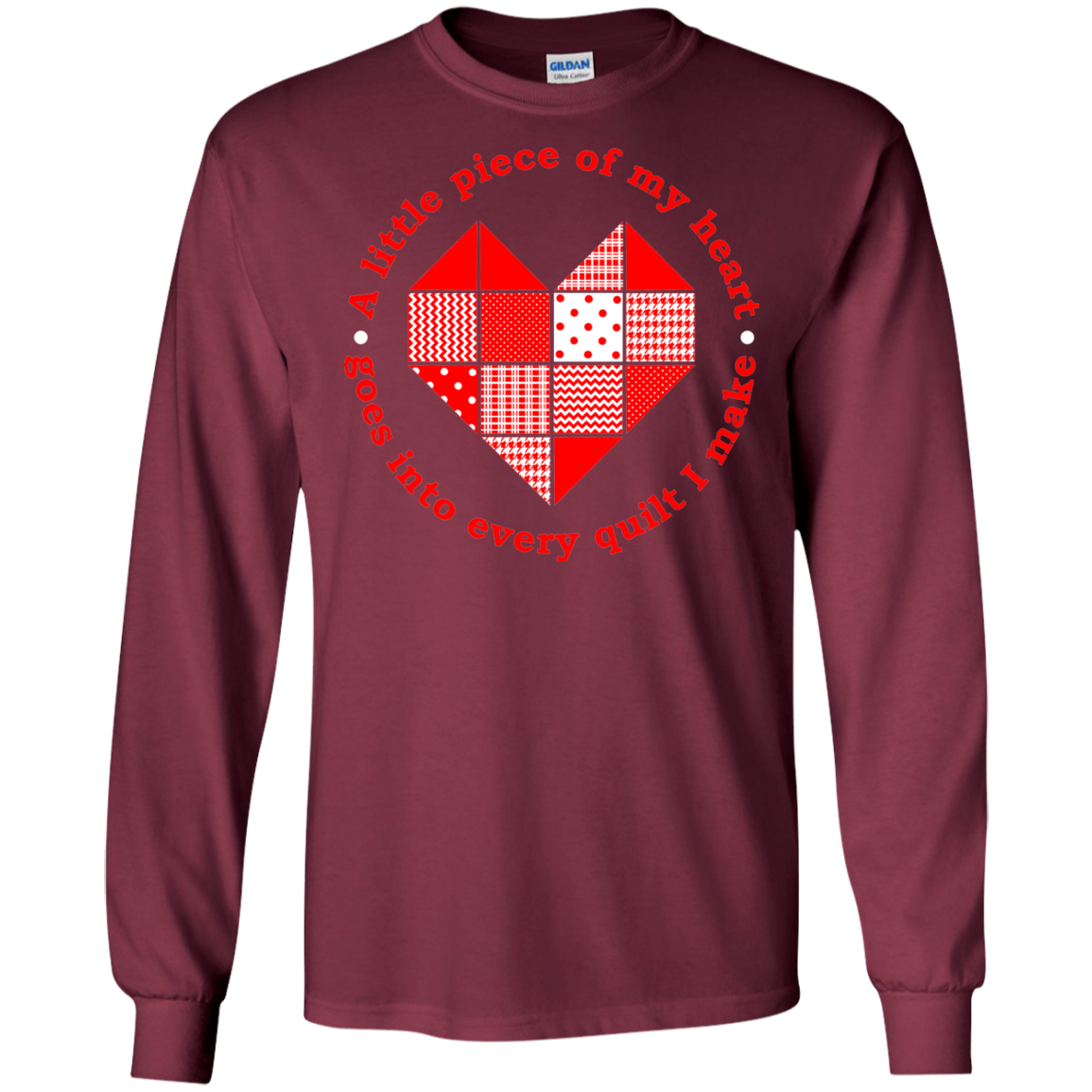 Piece of My Heart (Quilt) LS Ultra Cotton T-Shirt