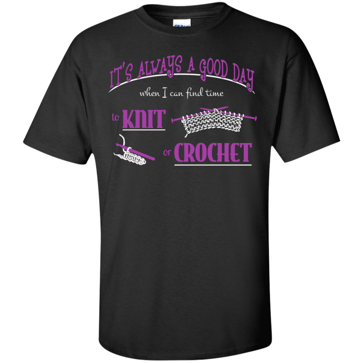 Good Day to Knit or Crochet Men's and Unisex T-Shirts - Crafter4Life - 2