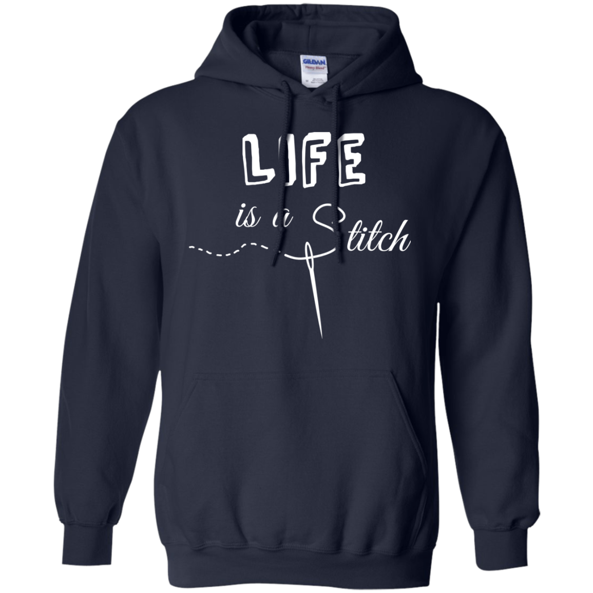 Life is a Stitch Pullover Hoodie