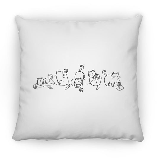 Cats & Yarn Pillows