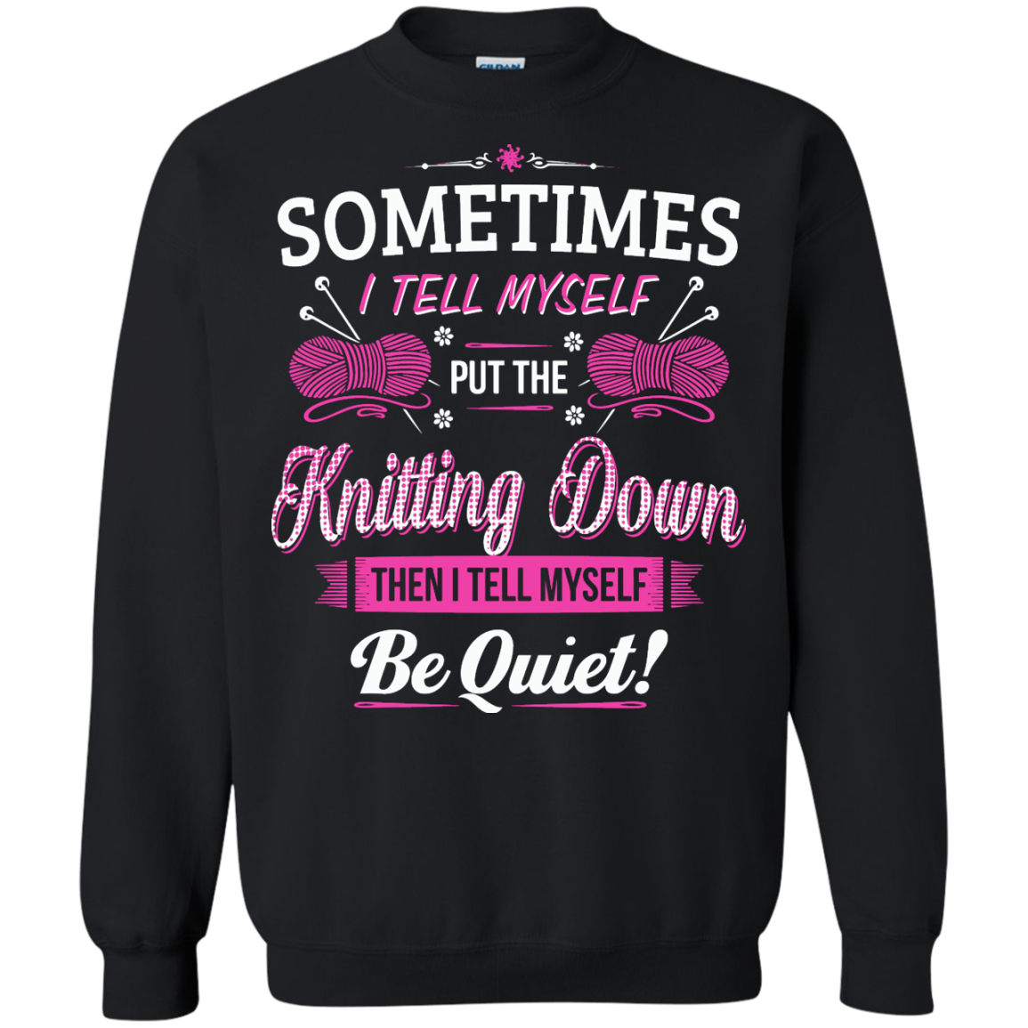 Put the Knitting Down Crewneck Sweatshirts - Crafter4Life - 2