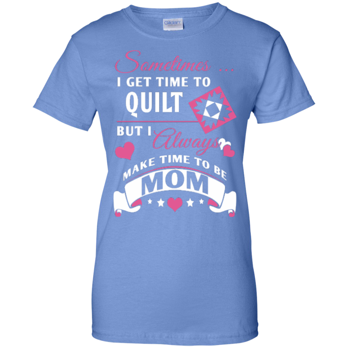Time-Quilt-Mom Ladies Custom 100% Cotton T-Shirt - Crafter4Life - 5