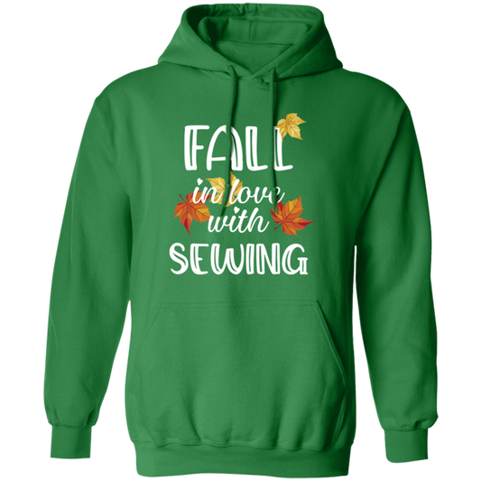 Fall in Love with Sewing Pullover Hoodie