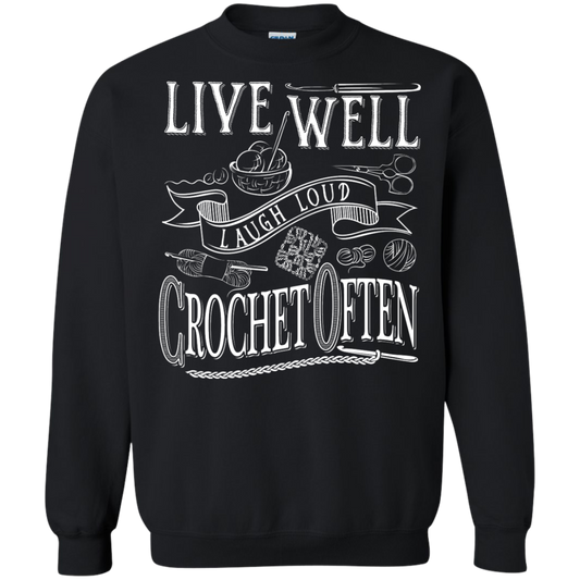 Crochet Often Crewneck Sweatshirts - Crafter4Life - 1