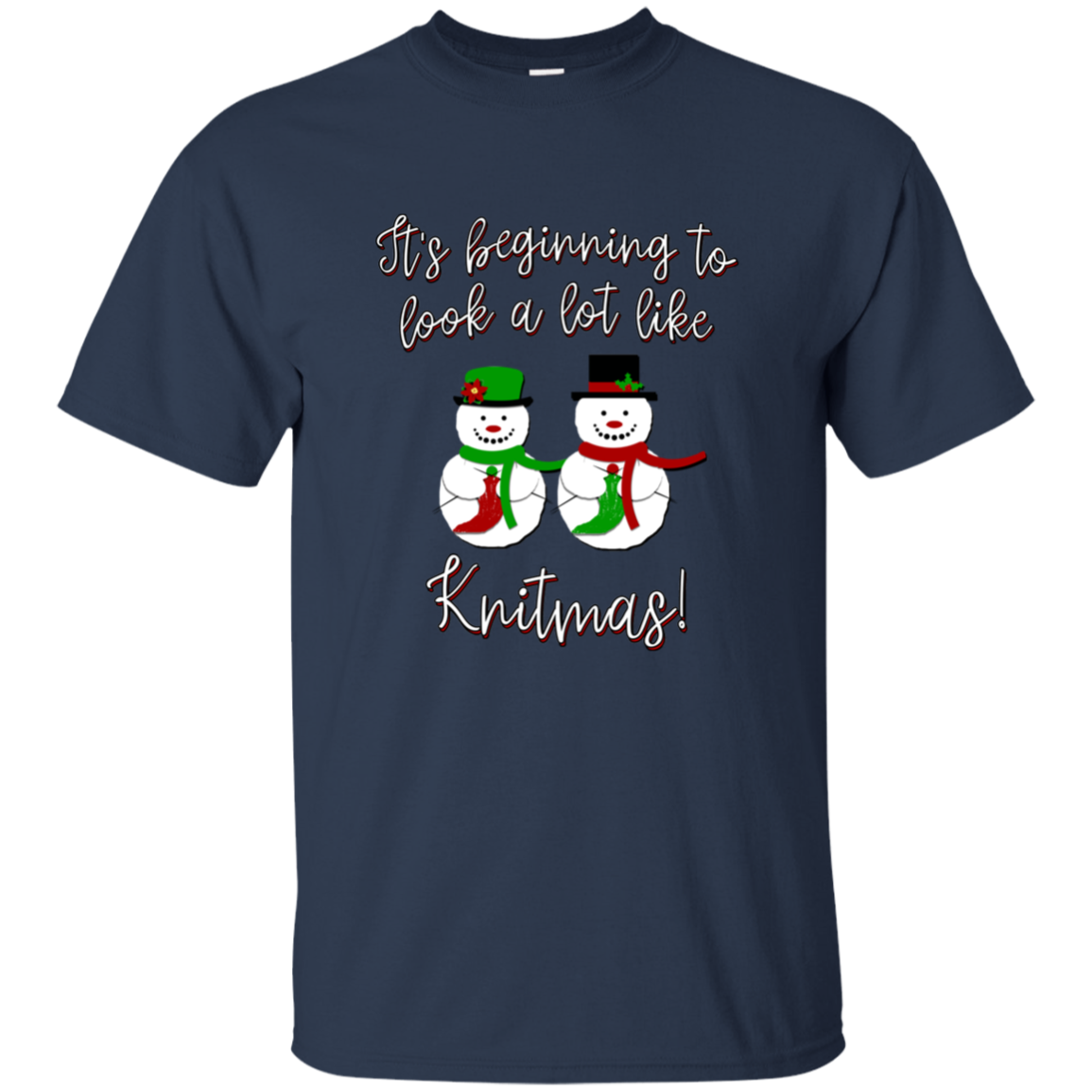 Knitmas Snow Couple Ultra Cotton T-Shirt