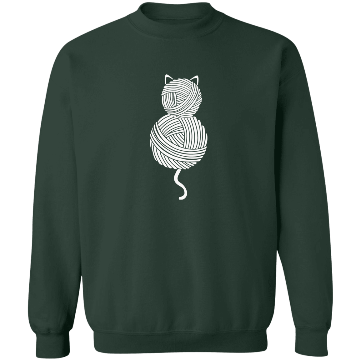 Yarn Kitty Crewneck Pullover Sweatshirt