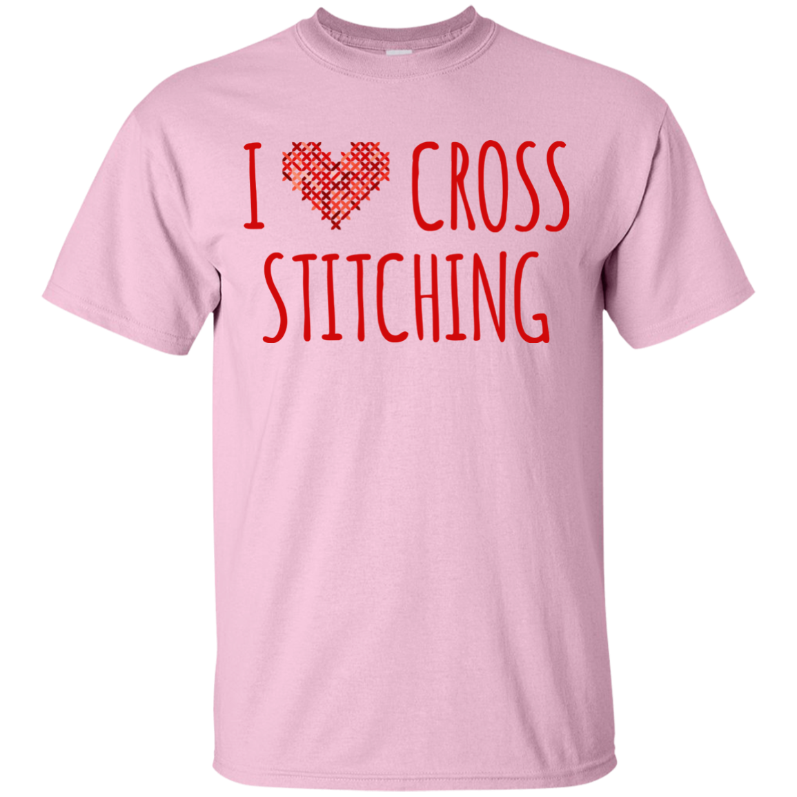 I Heart Cross Stitching Ultra Cotton T-Shirt