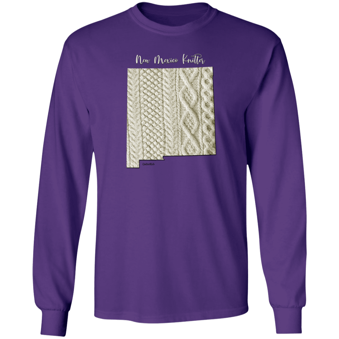 New Mexico Knitter LS Ultra Cotton T-Shirt