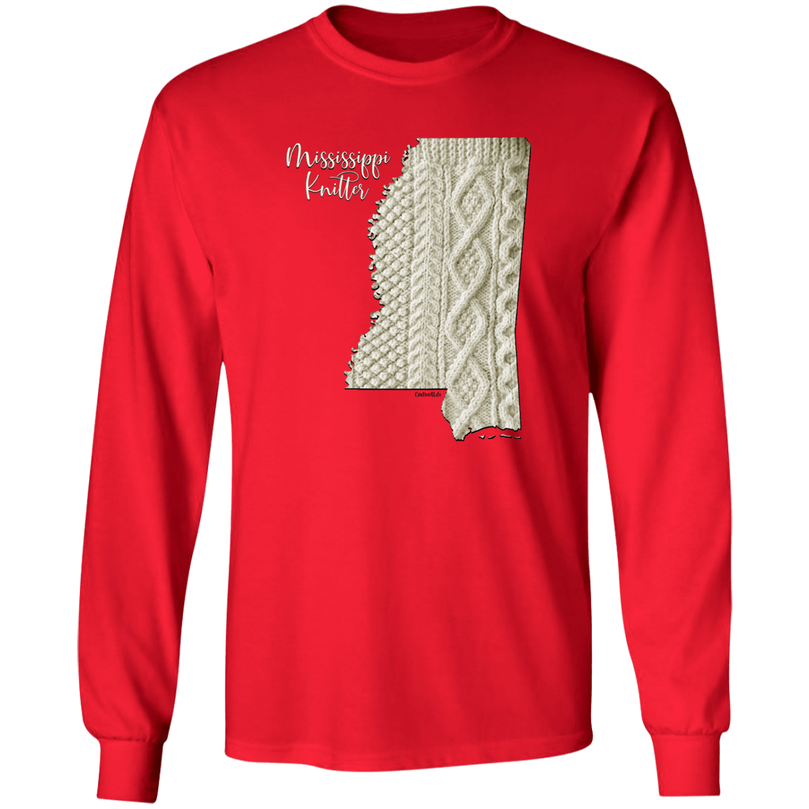 Mississippi Knitter LS Ultra Cotton T-Shirt