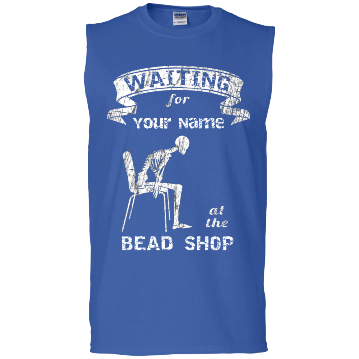 Waiting at the Bead Shop - Personalized Unisex T-Shirts