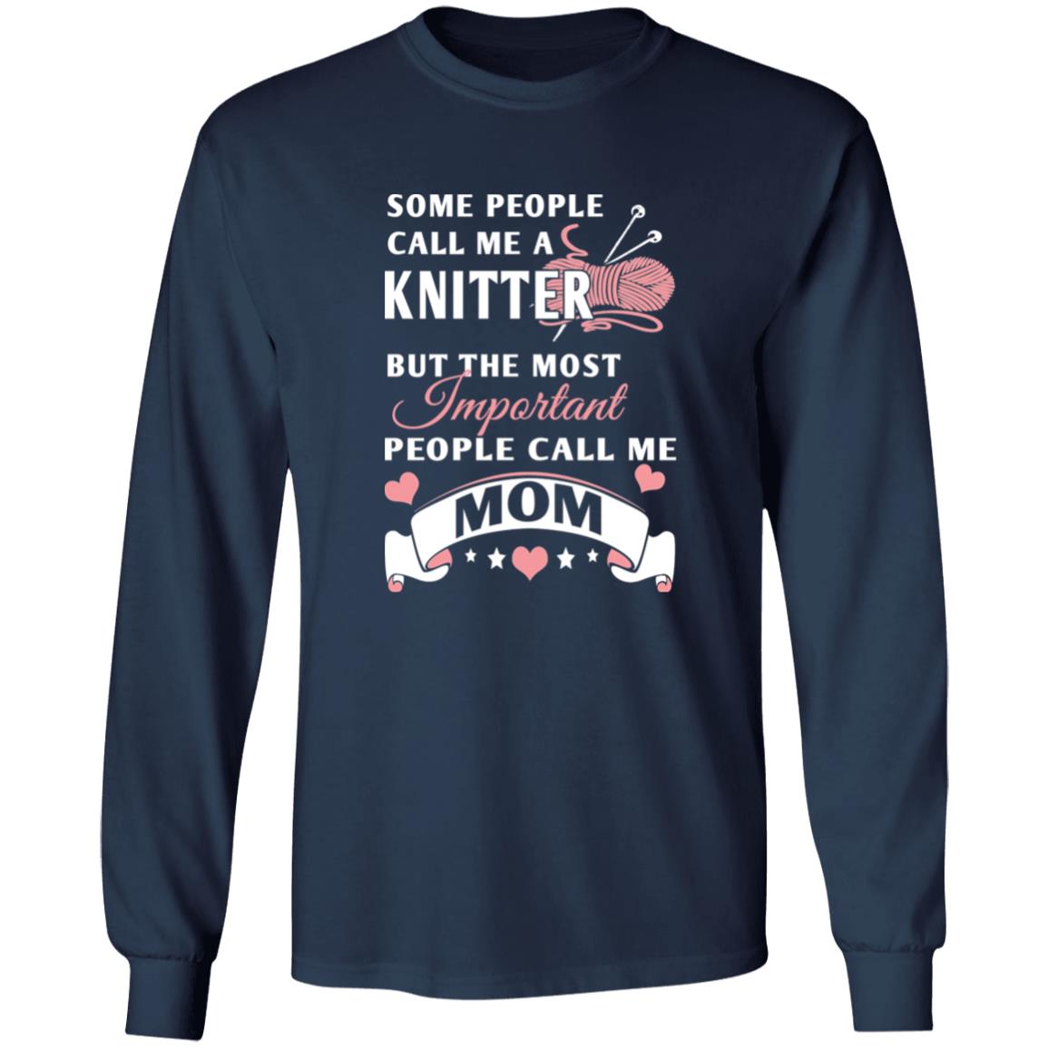 Knitter Mom Long Sleeve T-Shirt