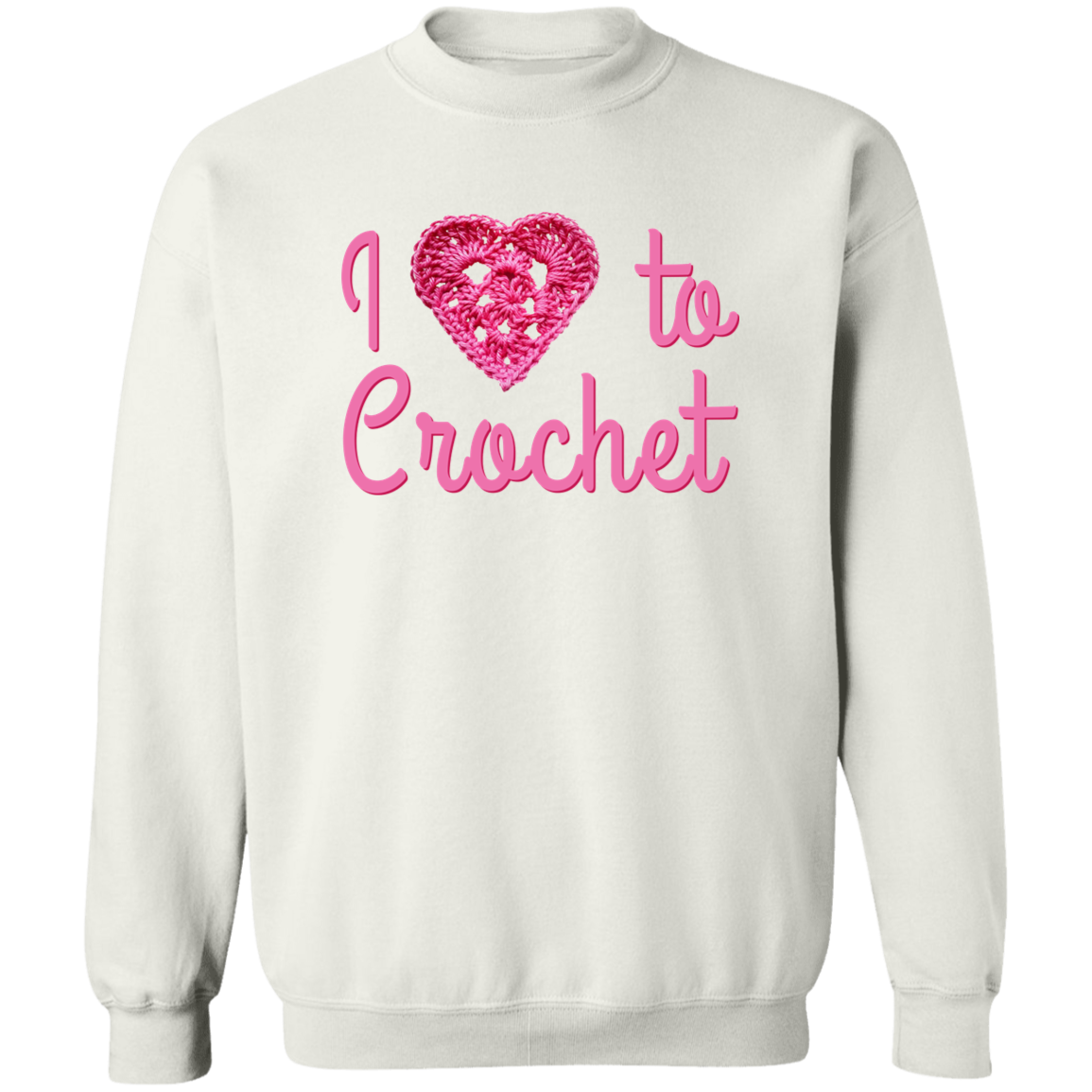 I Heart to Crochet Sweatshirt