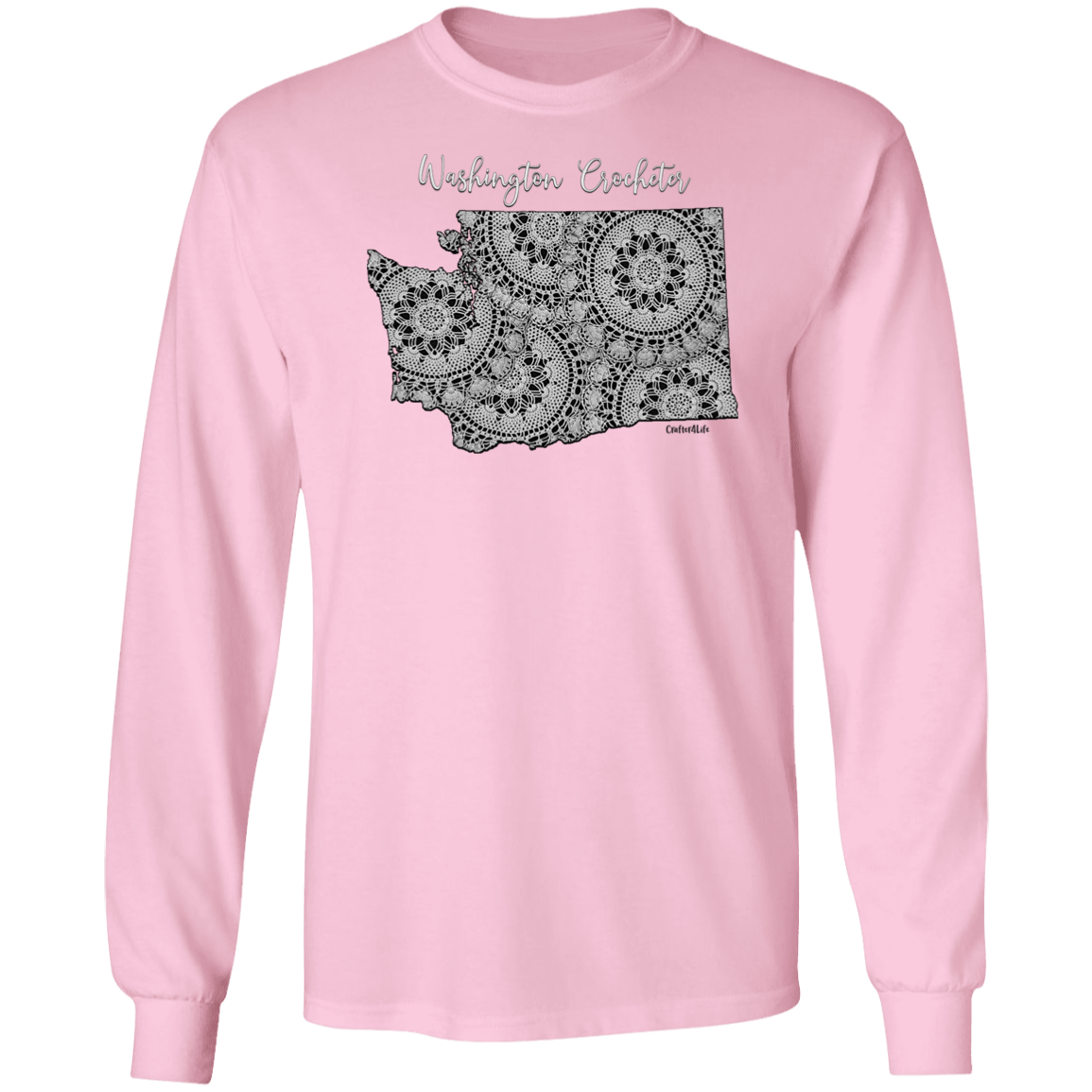Washington Crocheter LS Ultra Cotton T-Shirt