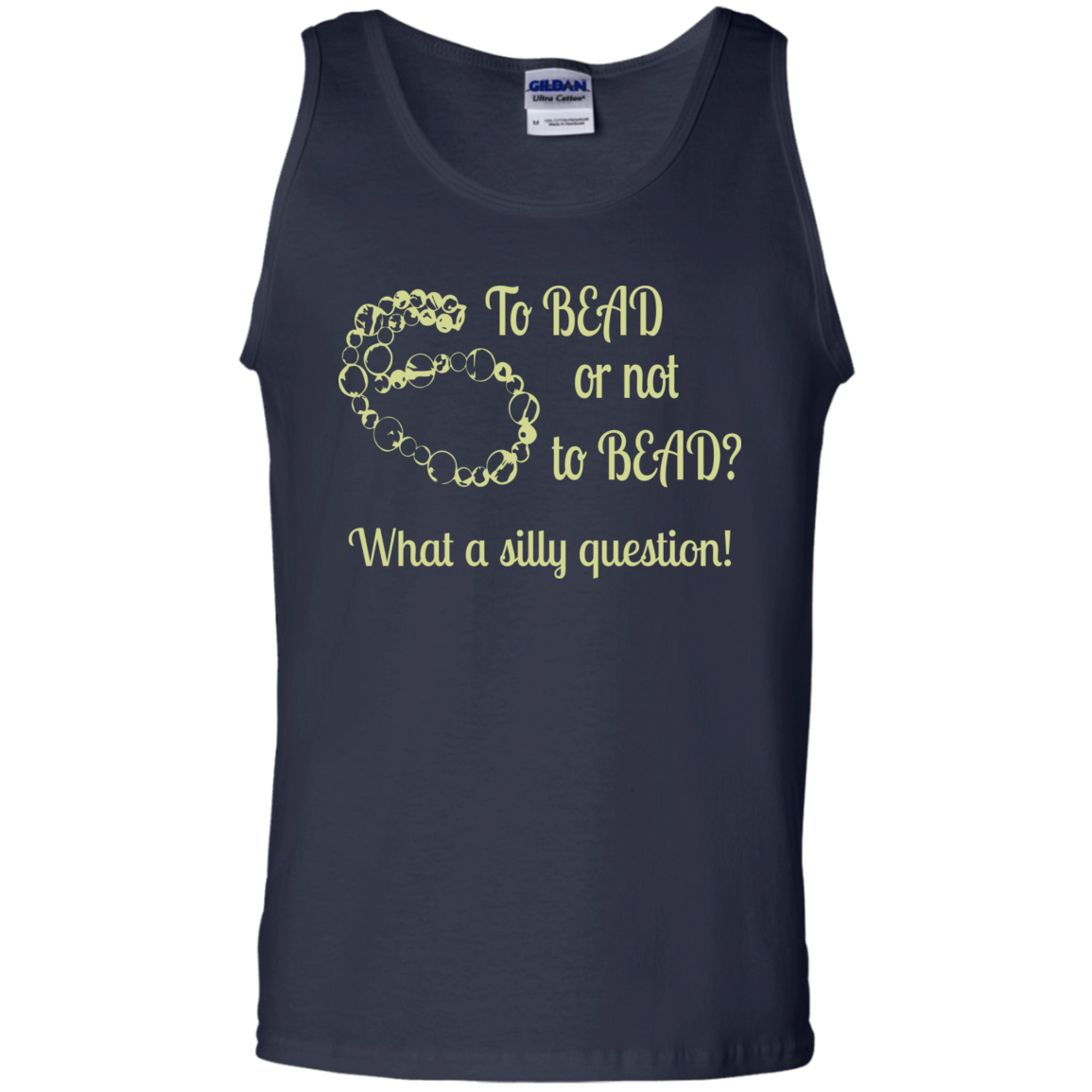 To Bead or Not To Bead Tank Top - Crafter4Life - 2