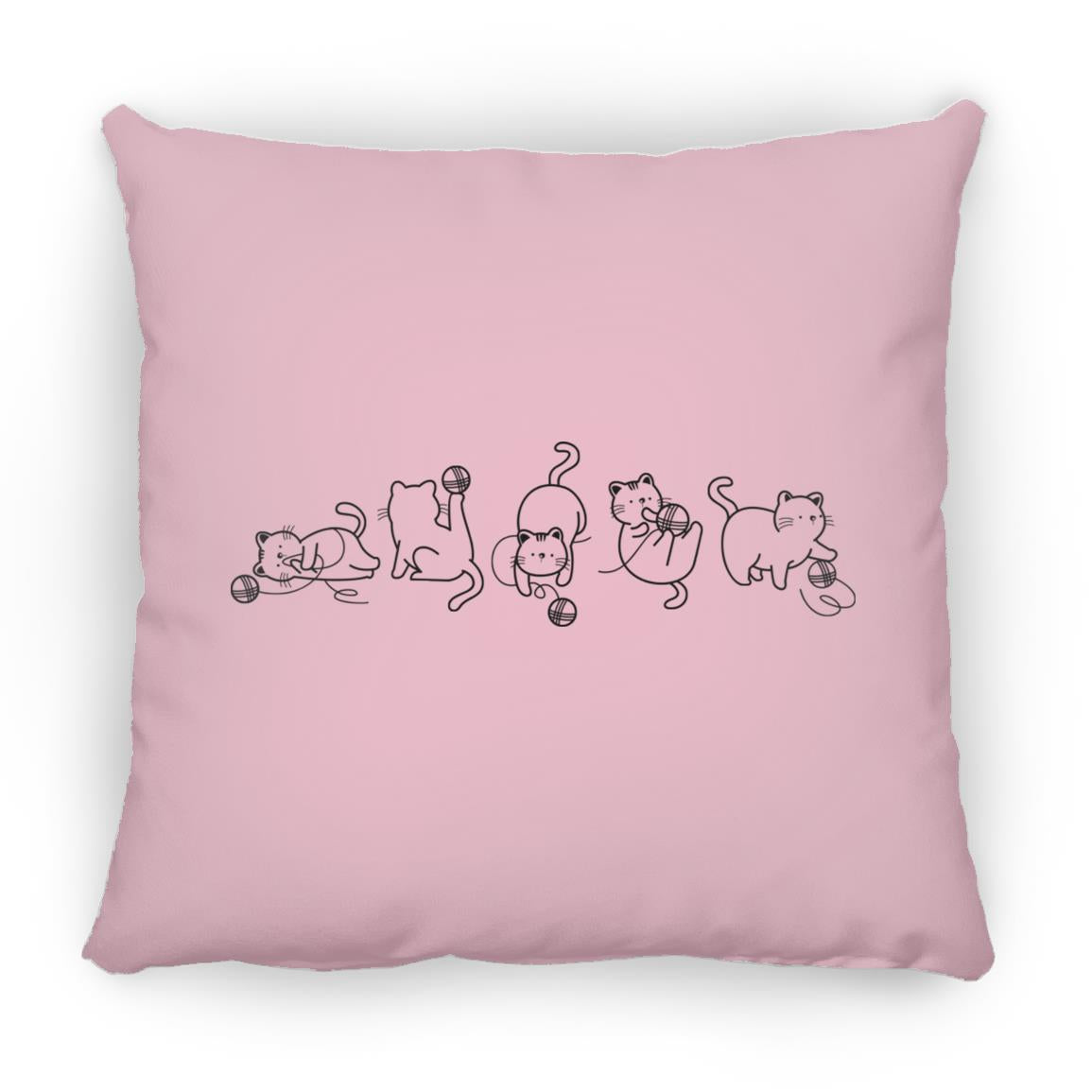 Cats & Yarn Pillows