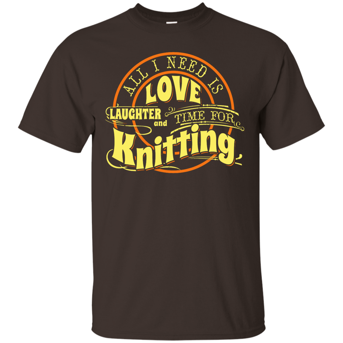 Time for Knitting (yellow) Custom Ultra Cotton T-Shirt - Crafter4Life - 3