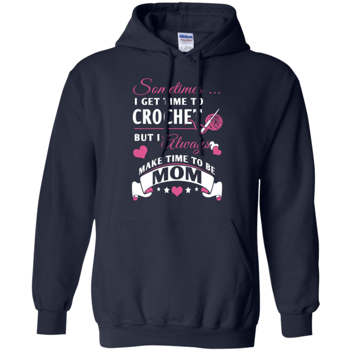 Crochet Mom Pullover Hoodies - Crafter4Life - 3