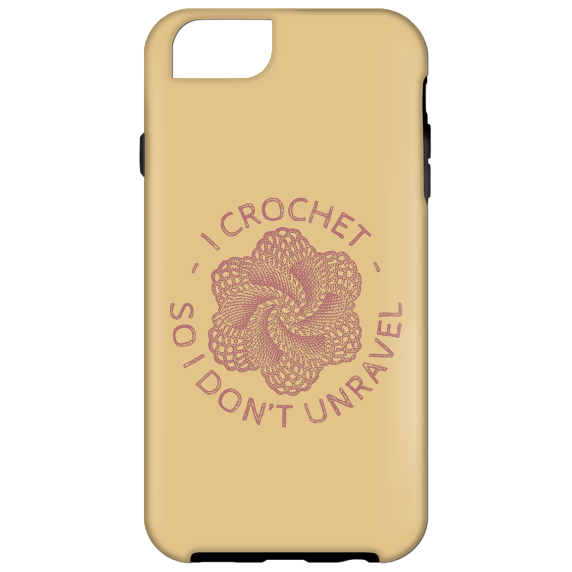 I Crochet So I Don't Unravel iPhone Cases