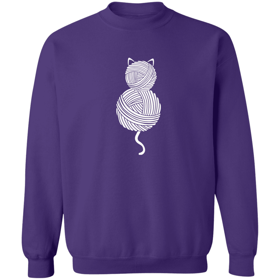 Yarn Kitty Crewneck Pullover Sweatshirt