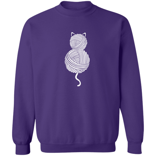 Yarn Kitty Crewneck Pullover Sweatshirt