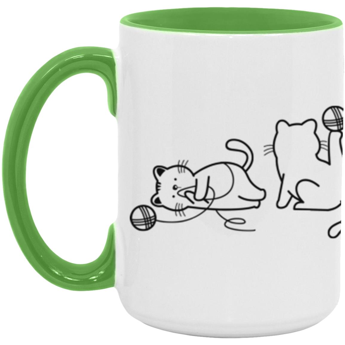 Cats & Yarn Mugs