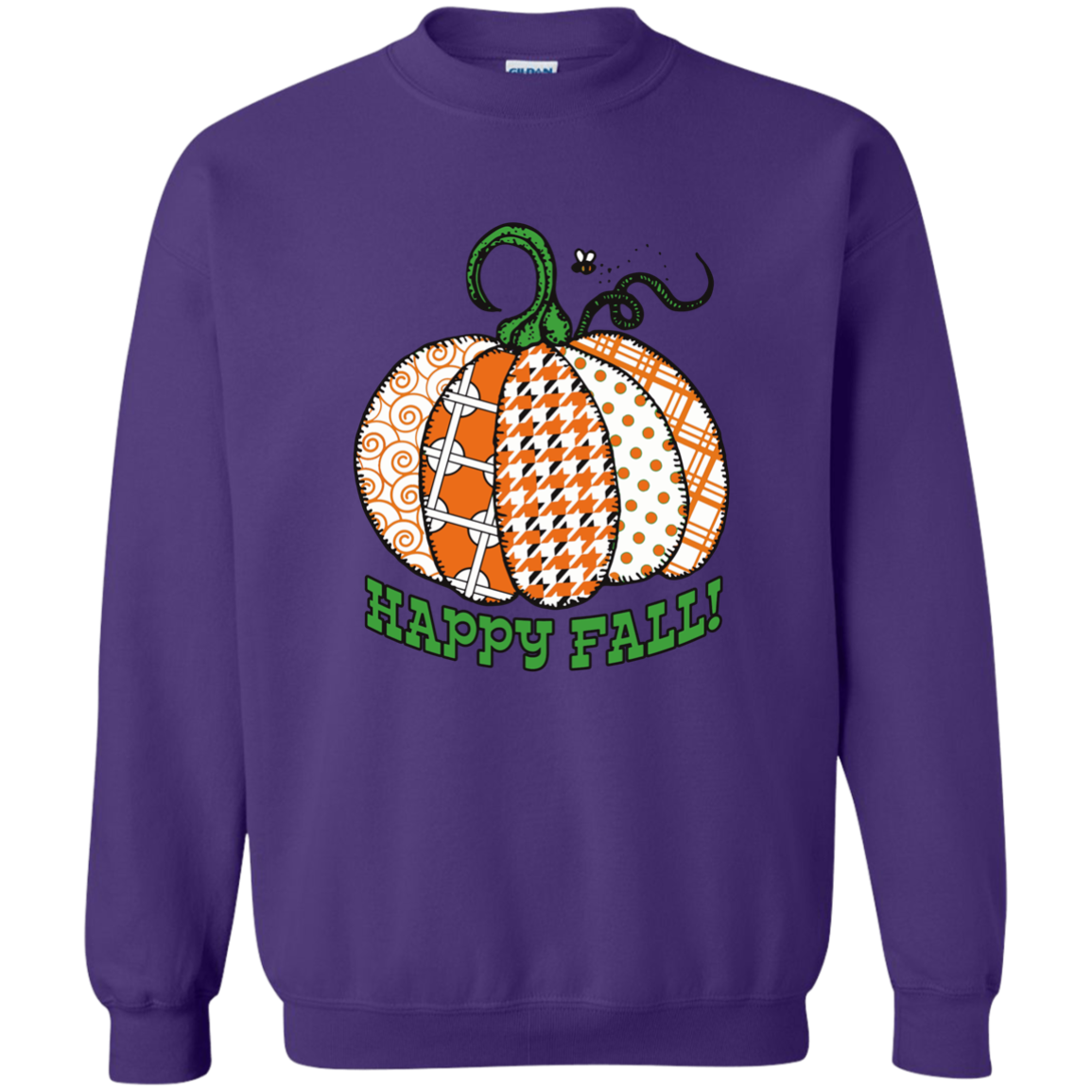 Happy Fall! Crewneck Pullover Sweatshirt