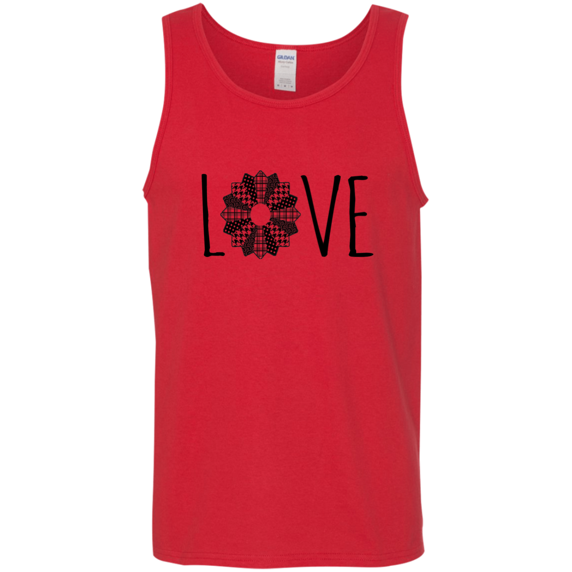 Love Quilt Cotton Tank Top 5.3 oz.
