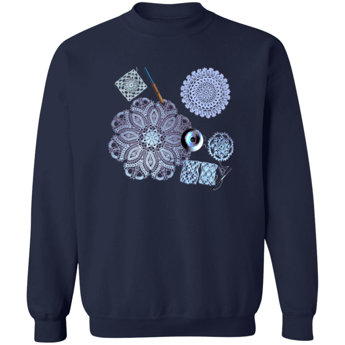 Crochet Collage Sweatshirt