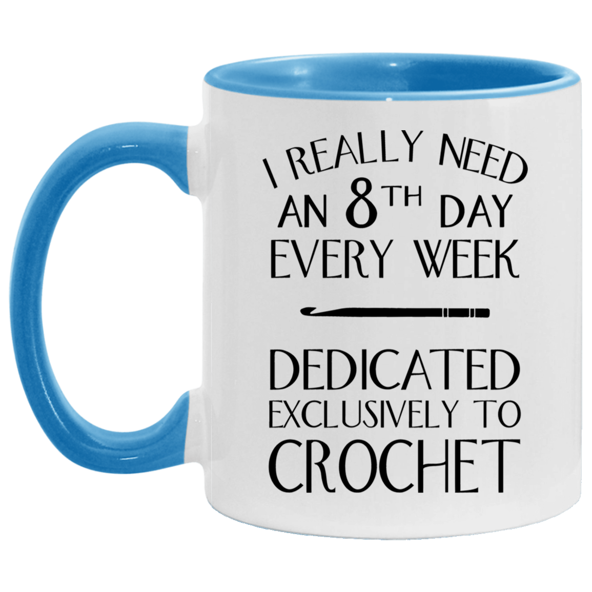 8th Day Crochet Mugs