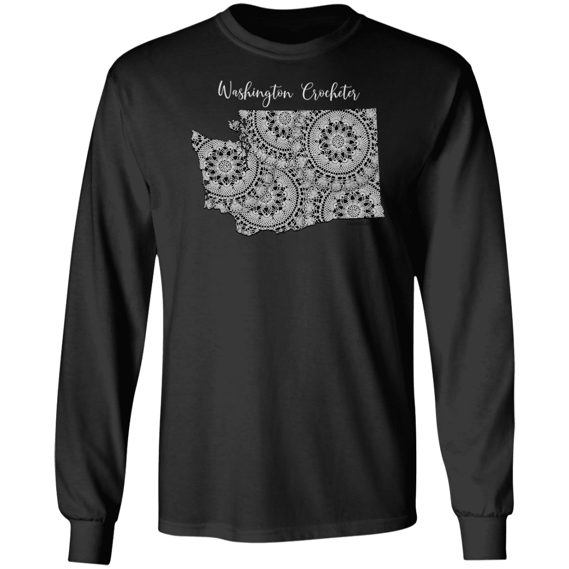 Washington Crocheter LS Ultra Cotton T-Shirt