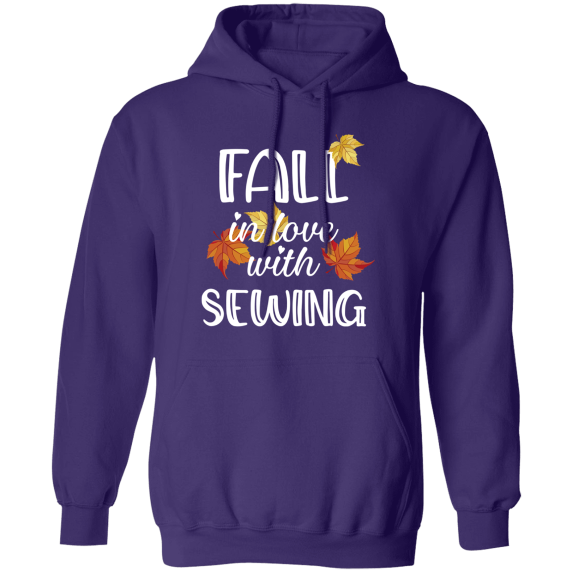 Fall in Love with Sewing Pullover Hoodie