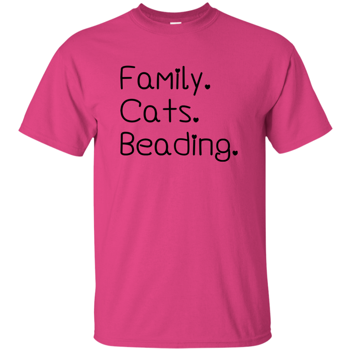 Family-Cats-Beading Ultra Cotton T-Shirt