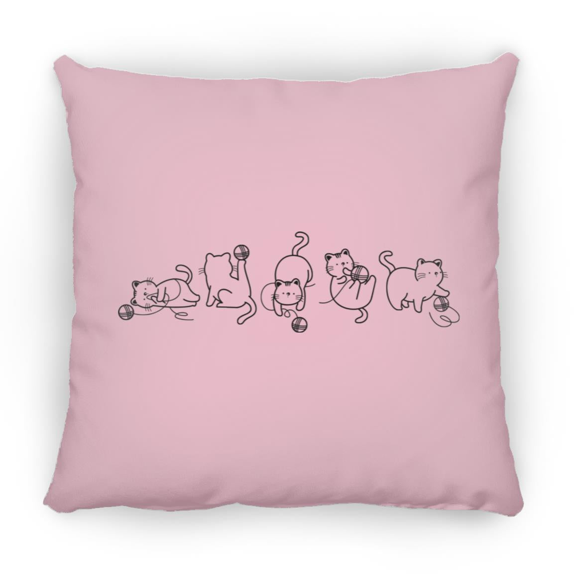 Cats & Yarn Pillows