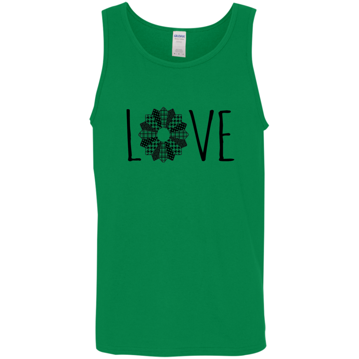 Love Quilt Cotton Tank Top 5.3 oz.