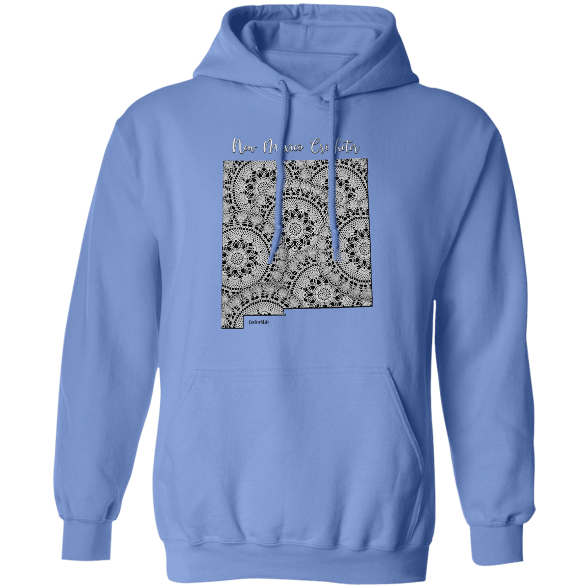 New Mexico Crocheter Pullover Hoodie