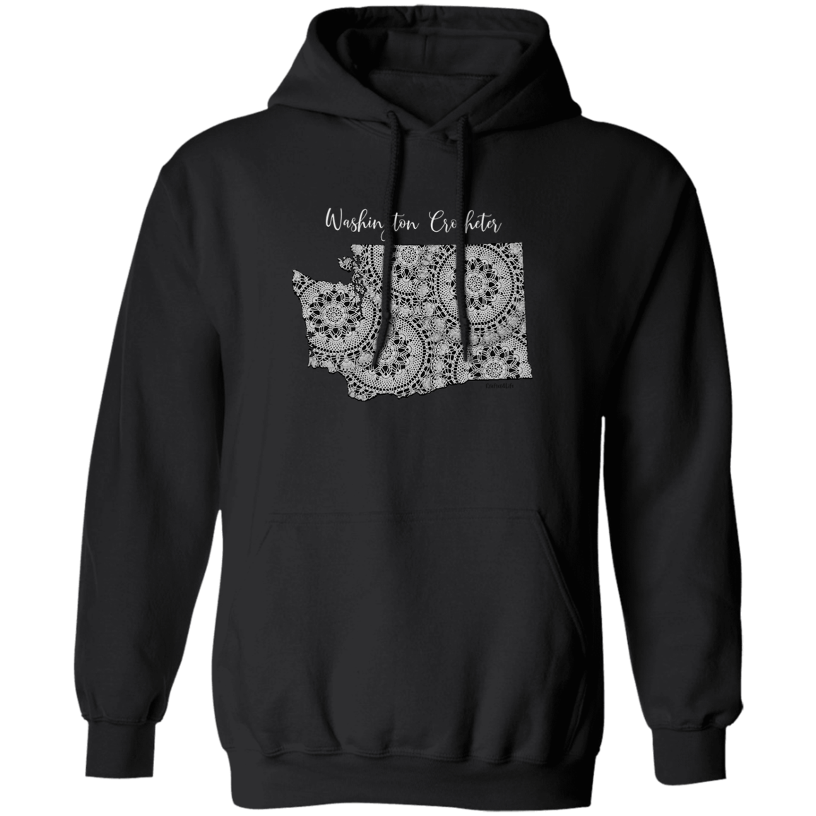 Washington Crocheter Pullover Hoodie