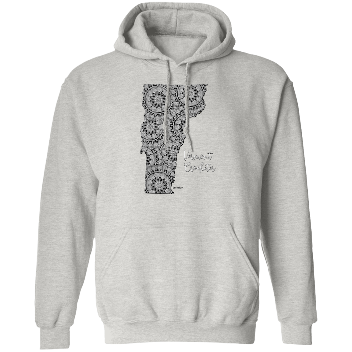 Vermont Crocheter Pullover Hoodie