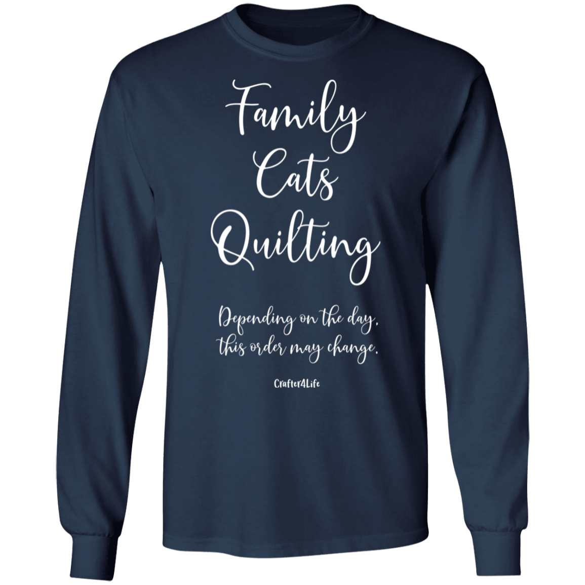 Family-Cats-Quilting LS Ultra Cotton T-Shirt
