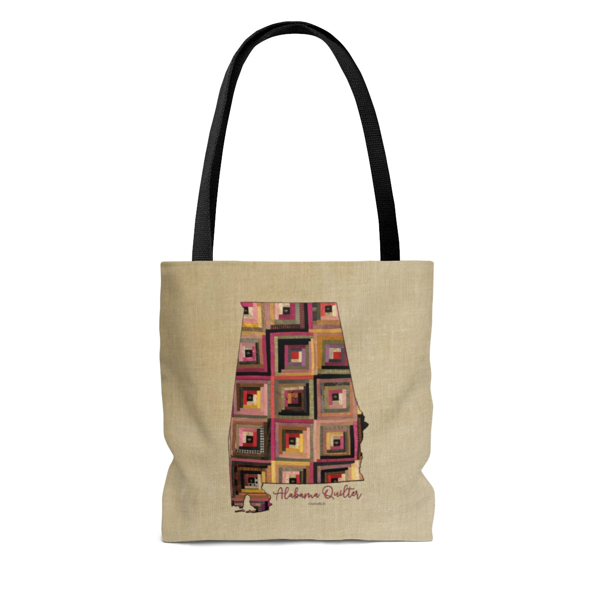 Alabama Quilter Cloth Tote Bag